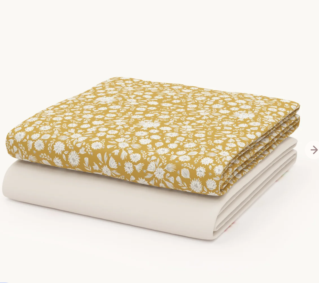 Bloom Crib Sheet Set- Full - Buttercup