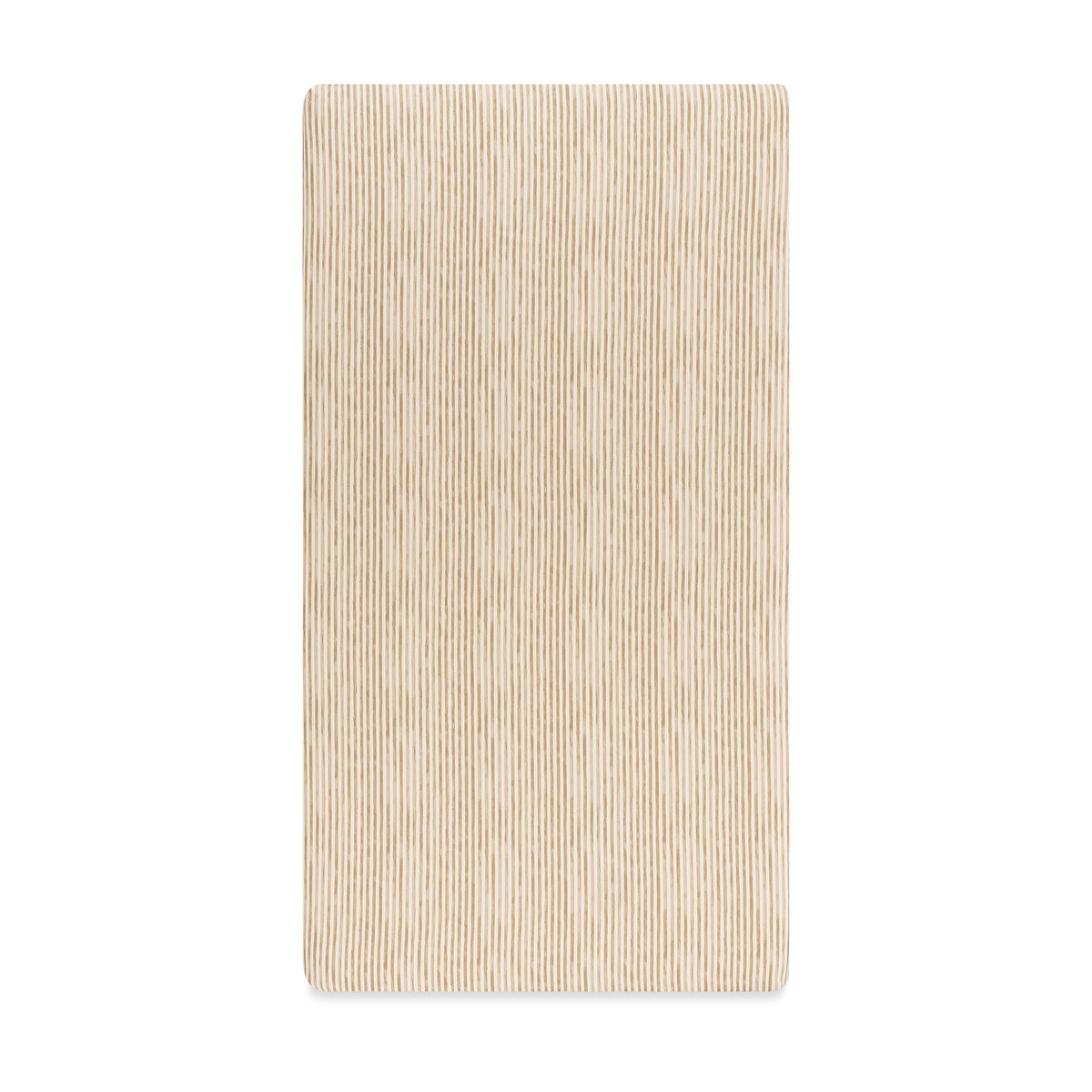 Crib Sheet in GOTS Certified Organic Brushed Cotton by Nate Berkus in Autumn Stripe