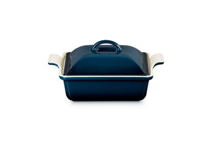 Heritage Square Casserole with Lid in Nuit