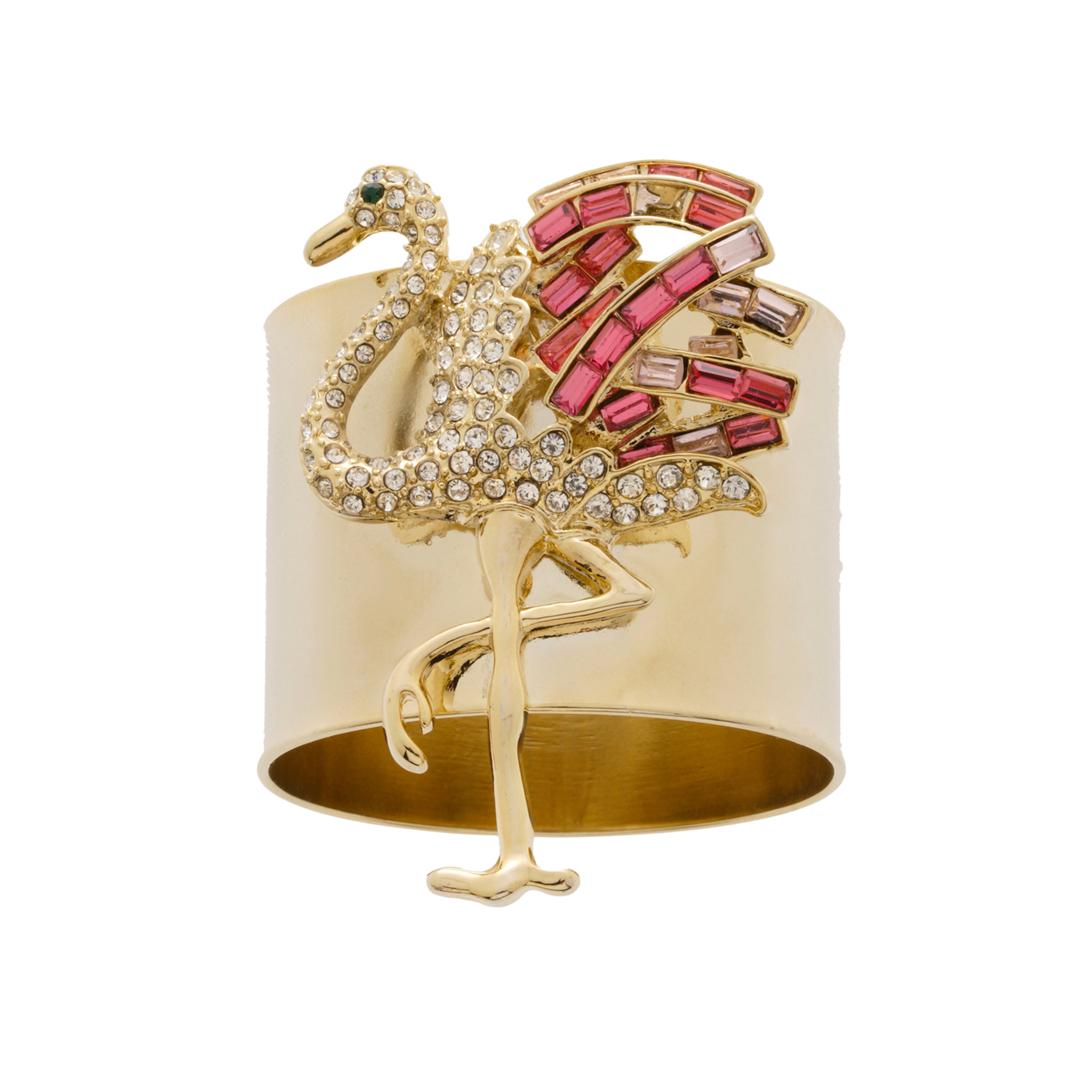 Flamingo Napkin Rings, Set of Two