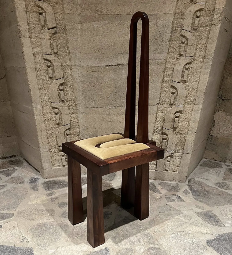 1970s Vintage Tall Dining Chairs - Set of 10