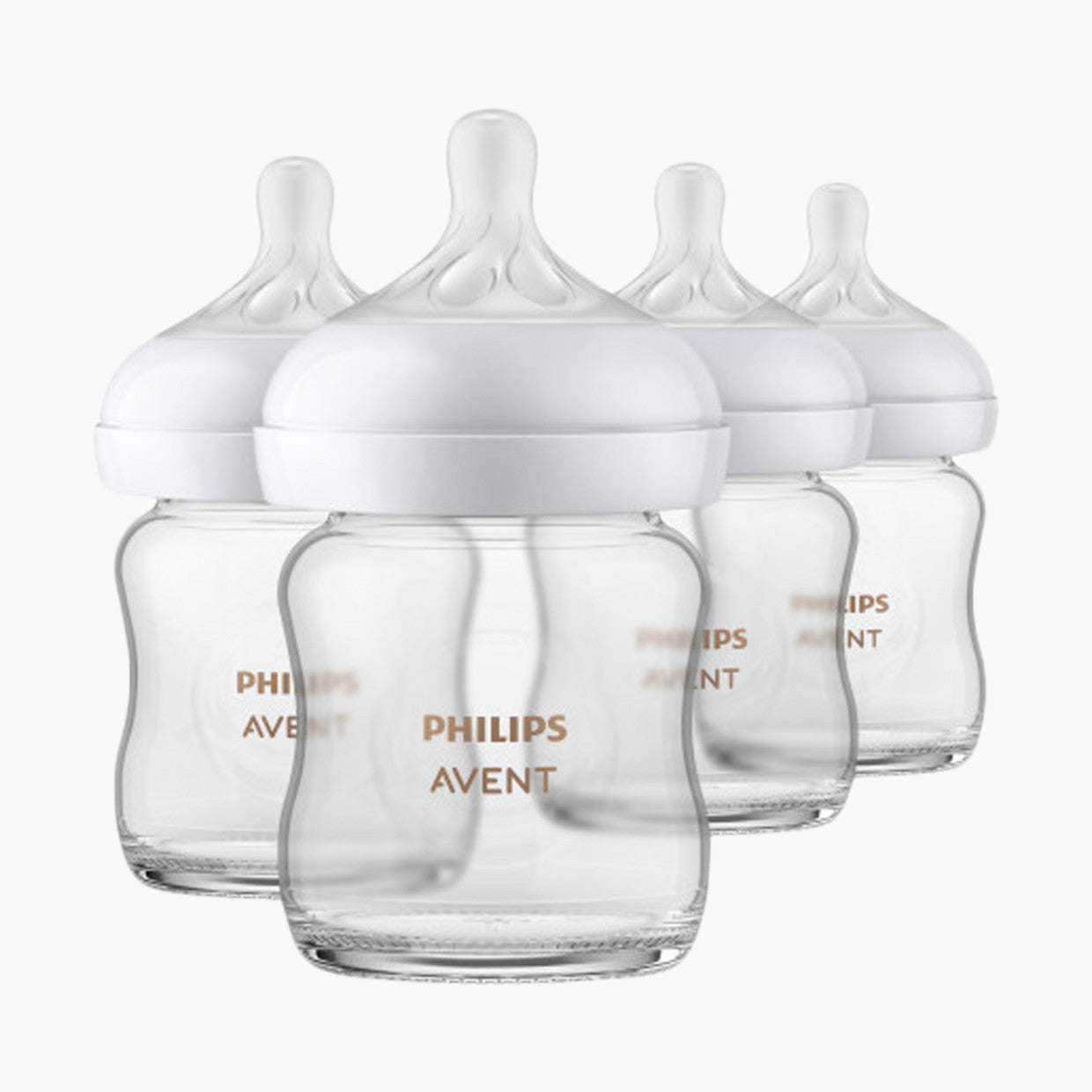 4oz Philips AventGlass Natural Baby Bottle with Natural Response Nipple