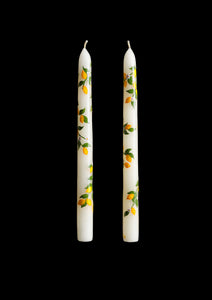 Year & Day x MJ Tablescapes Lemon Taper Candles