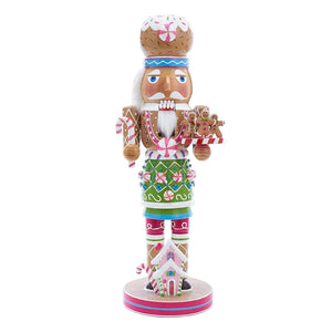 Wooden Gingerbread Nutcracker