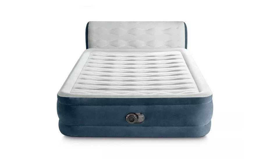 Air Mattress with Electric Pump and Headboard