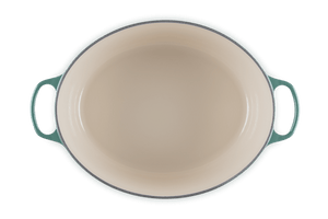 Signature Oval Dutch Oven in Artichaut 15.5 qt.