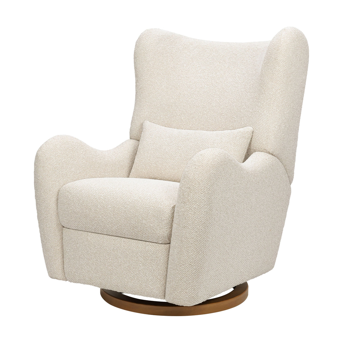 Westham Electronic Recliner and Glider with USB Port by Nate Berkus in Performance Powder Slub Weave with Toffee Base