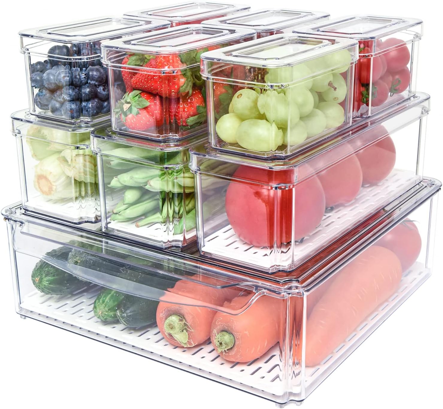 10 Pack Refrigerator Organization