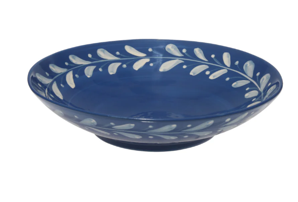 Anna Reverse Blue Serving Bowl
