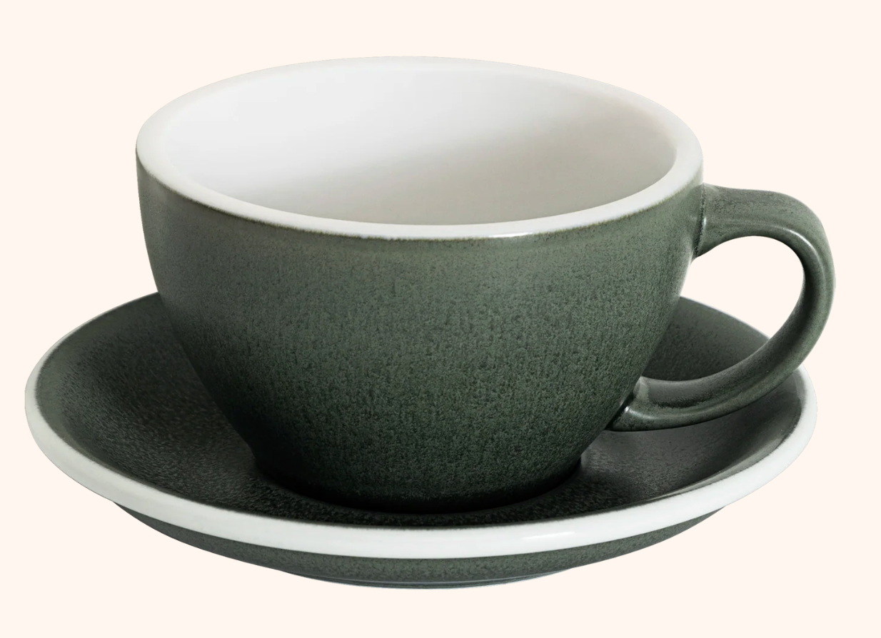 Cafe Latte Cup and Saucer