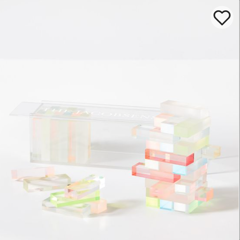 Colorful Acrylic Jumbling Tower