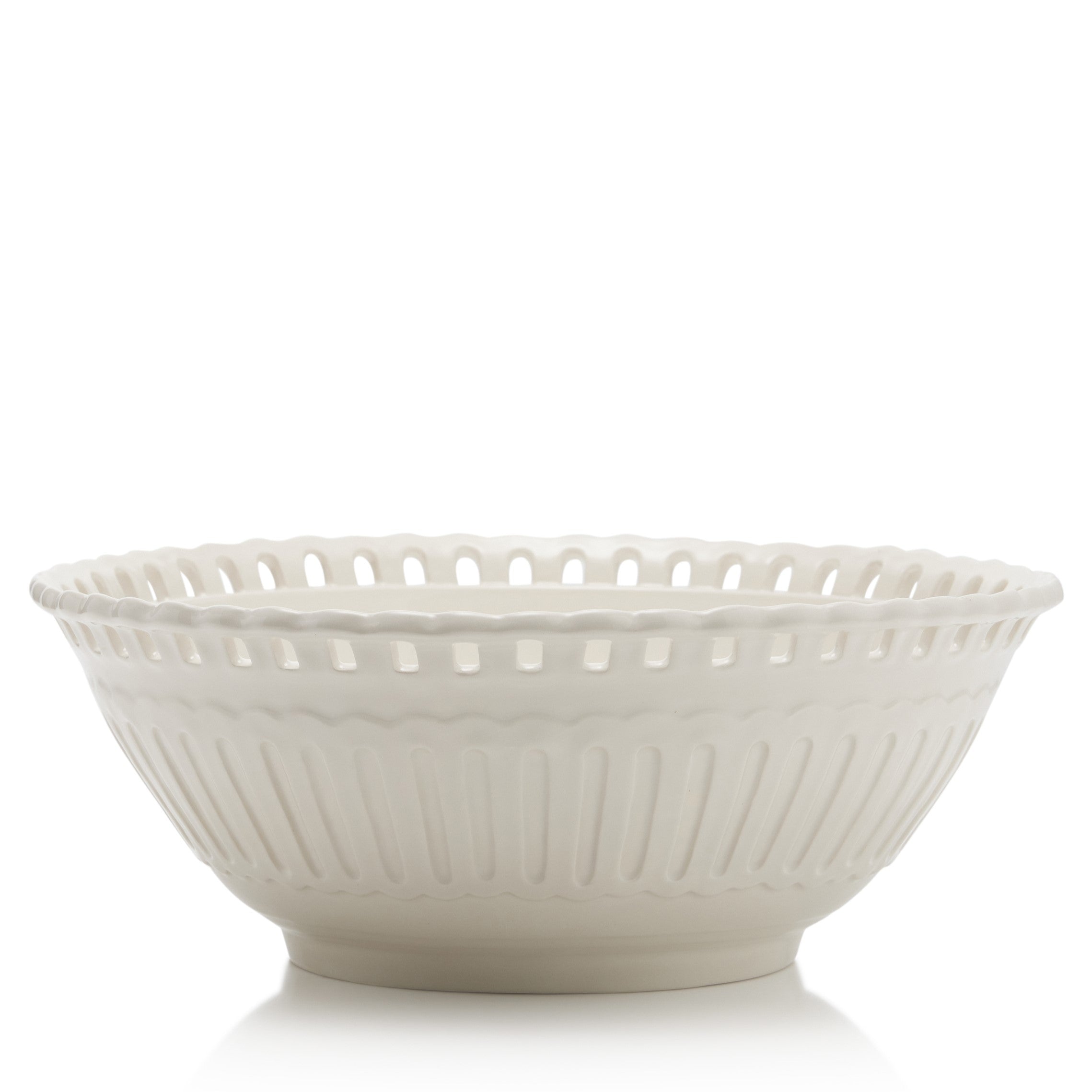 Balconata Creamware 12" Serving Bowl