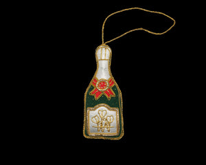 Champagne Bottle Ornament