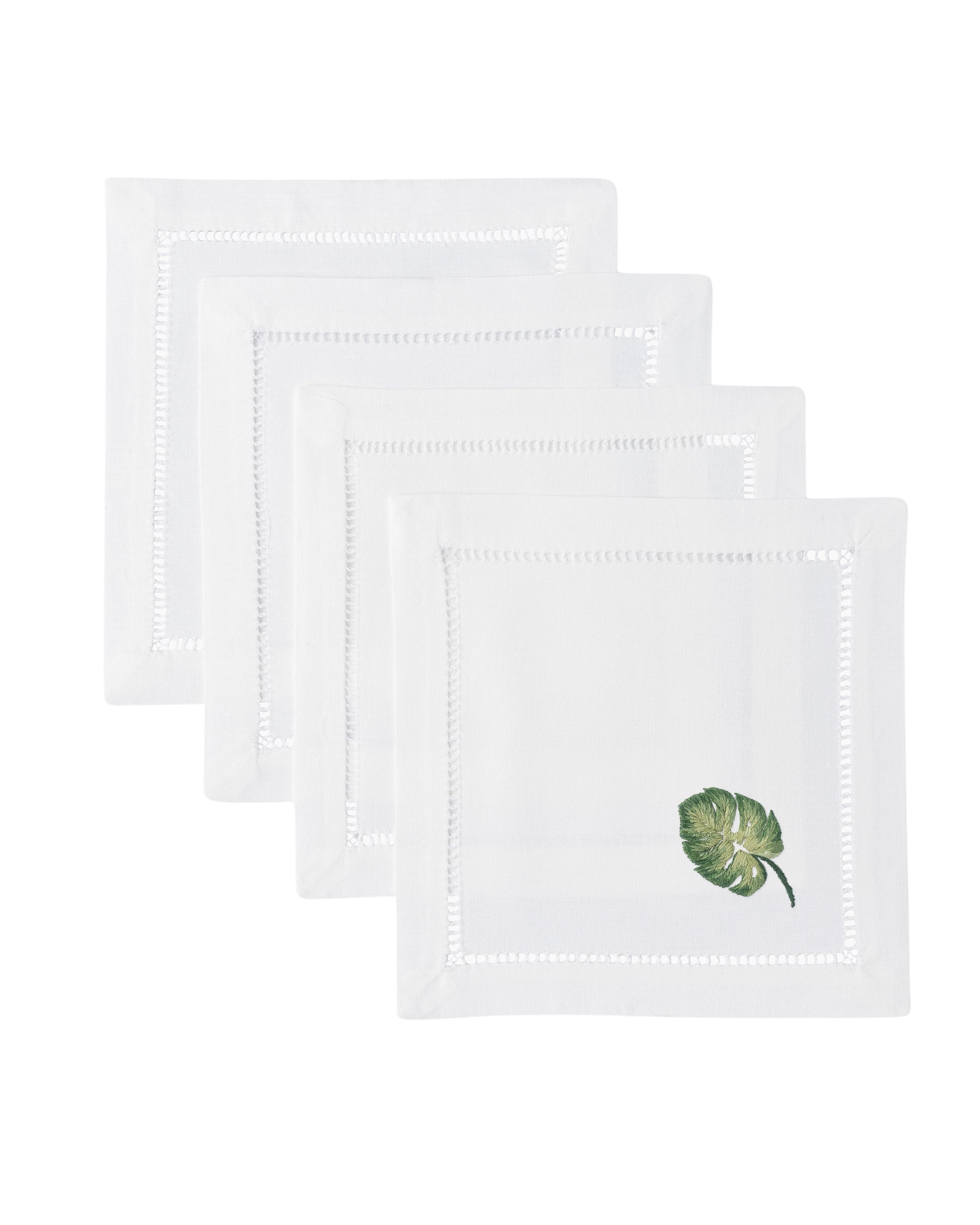 Tropical Leaf Cocktail Napkin Set