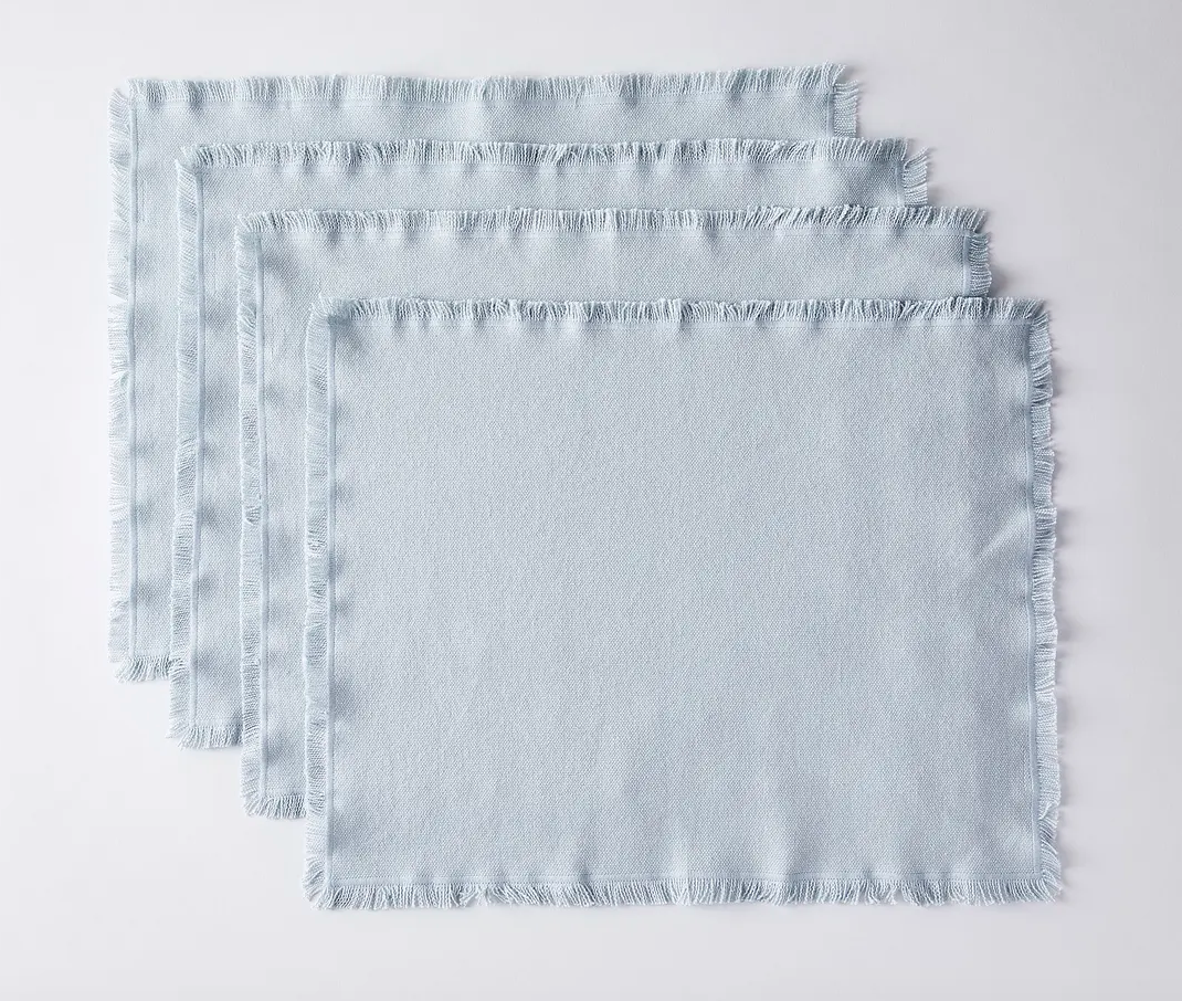 Cotton Table Linen Placemats, Set of 4