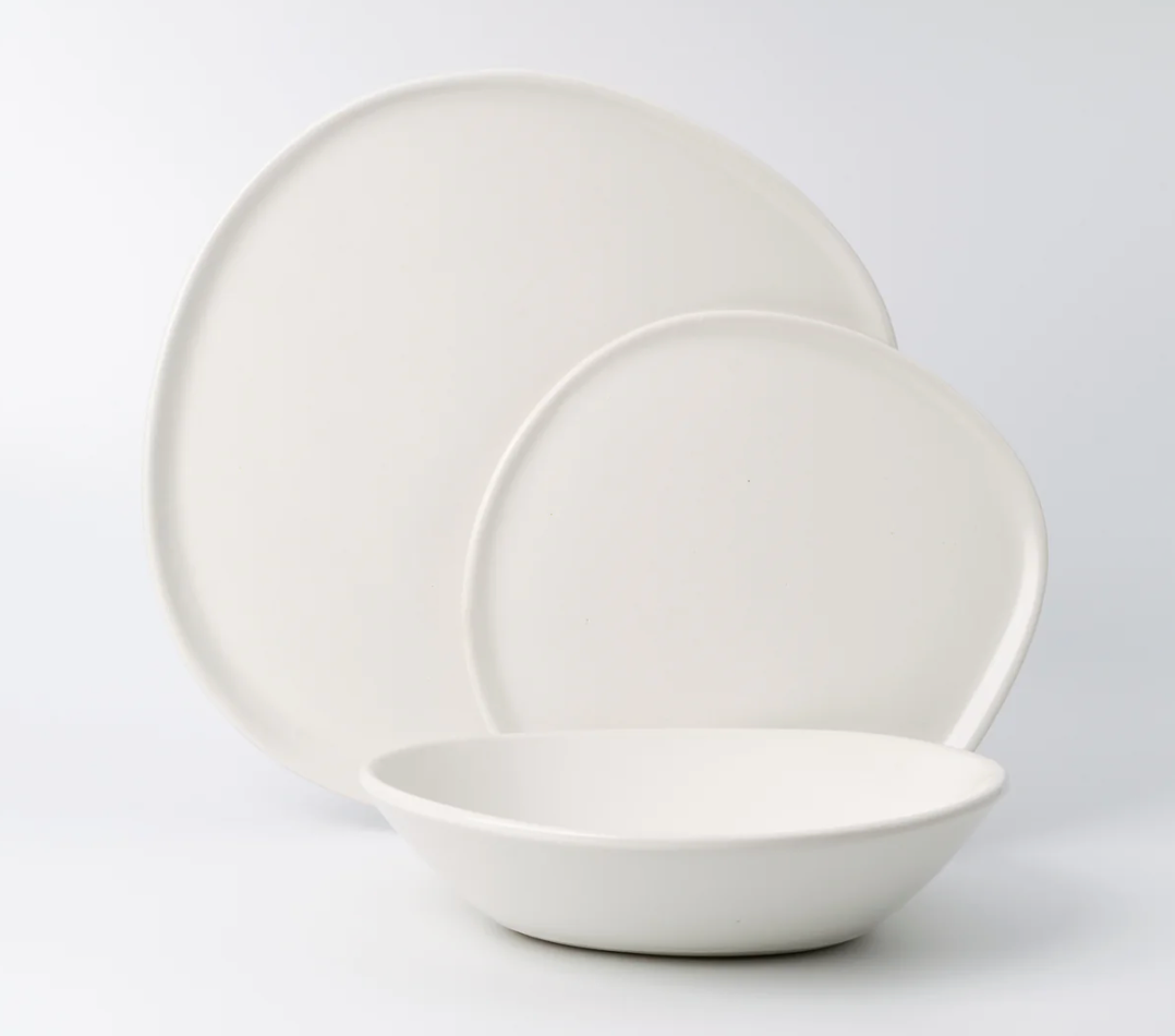 3 Piece Ripple Dinner Setting