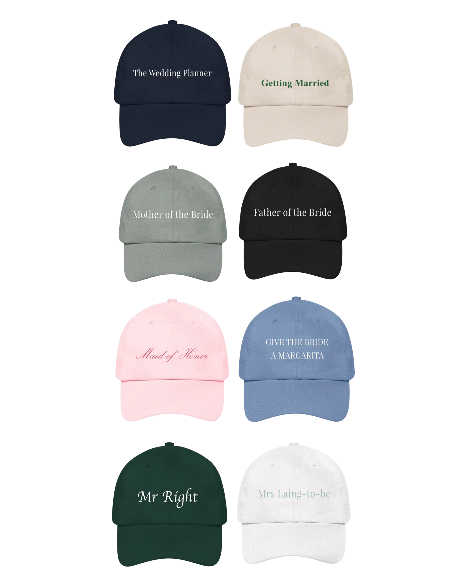 Personalized Baseball Hat Bundle