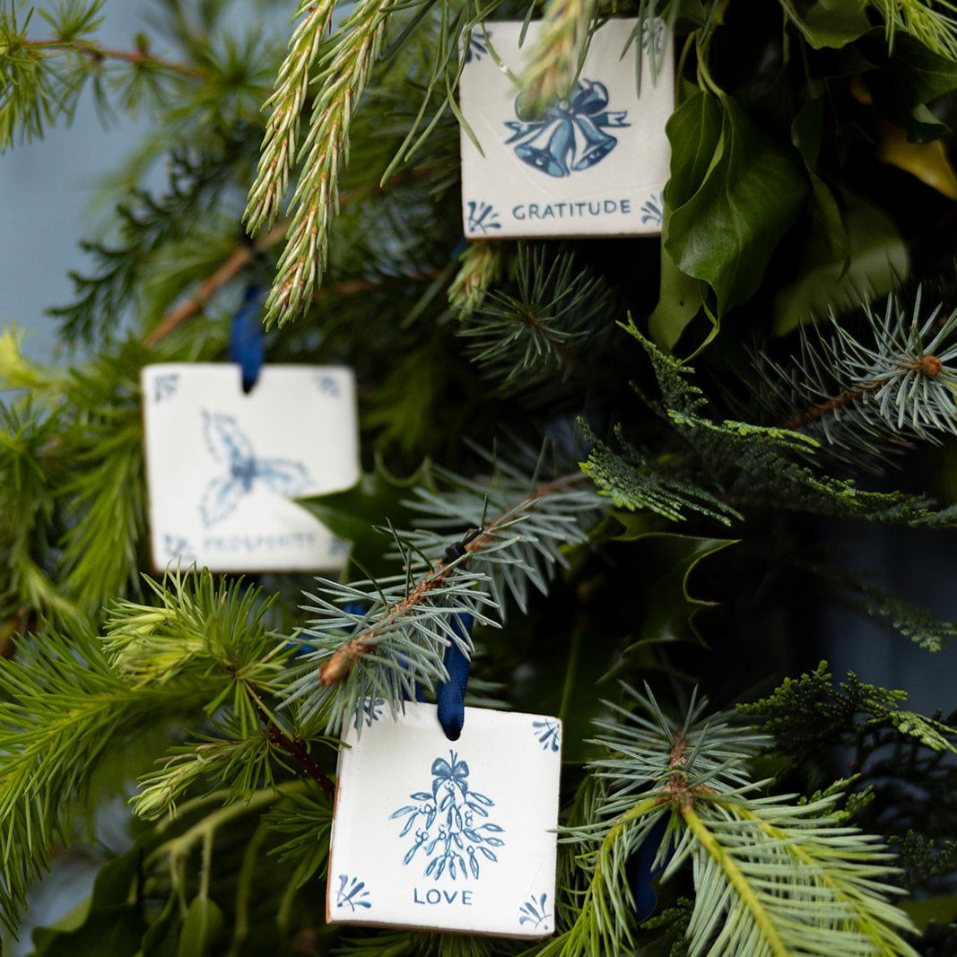 Mini Delft Charms in Blue