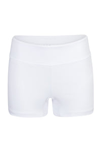 Women's White Compression Shorts