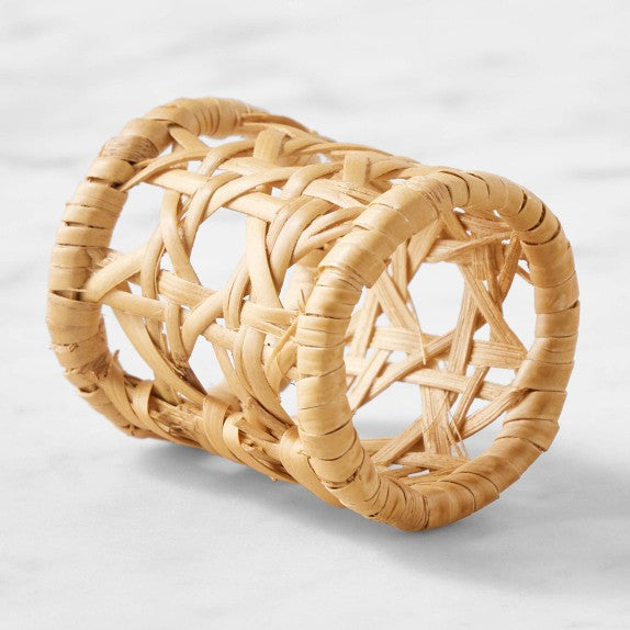Cane Napkin Rings, Set of 4