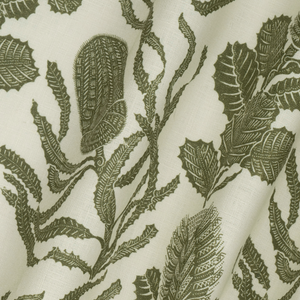 Cape Botanical Dual Use Printed Linen Botanical Green/Oyster
