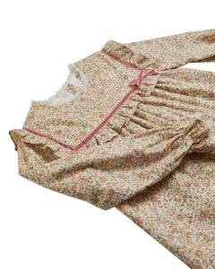 Capucine Dress Pink/Khaki Floral