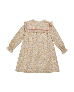 Capucine Dress Pink/Khaki Floral