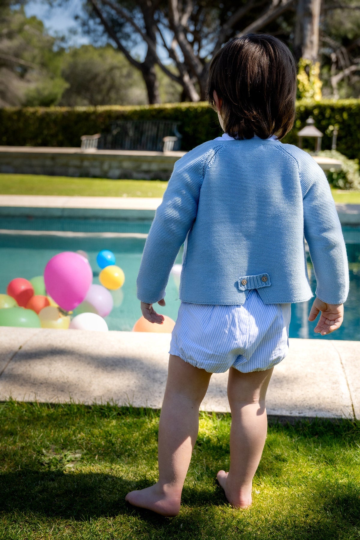 Adrian Cardigan in Bluebell