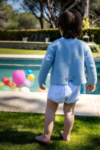 Adrian Cardigan in Bluebell