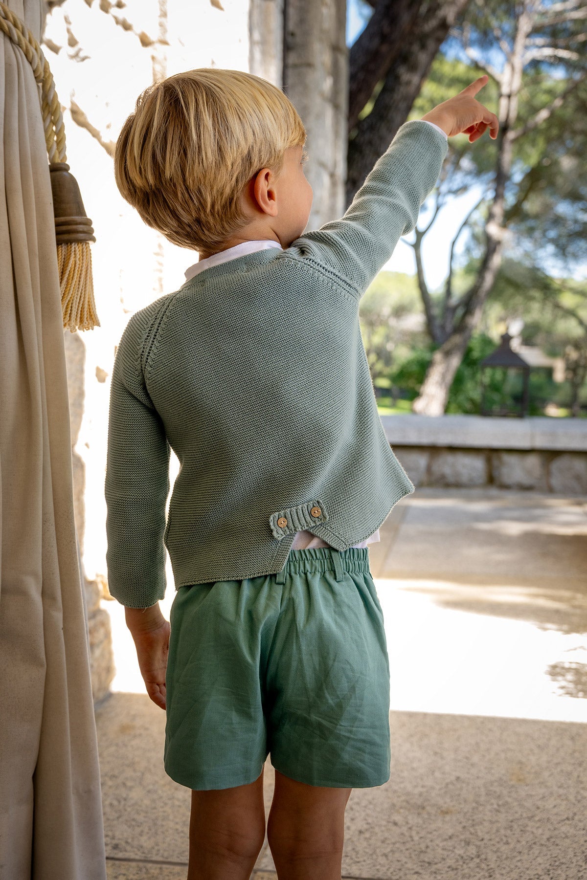 Adrian Cardigan in Mint Green