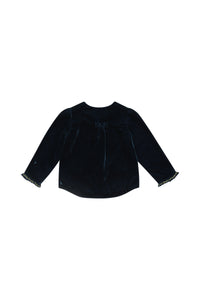 Vendôme Jacket in Navy Smocked