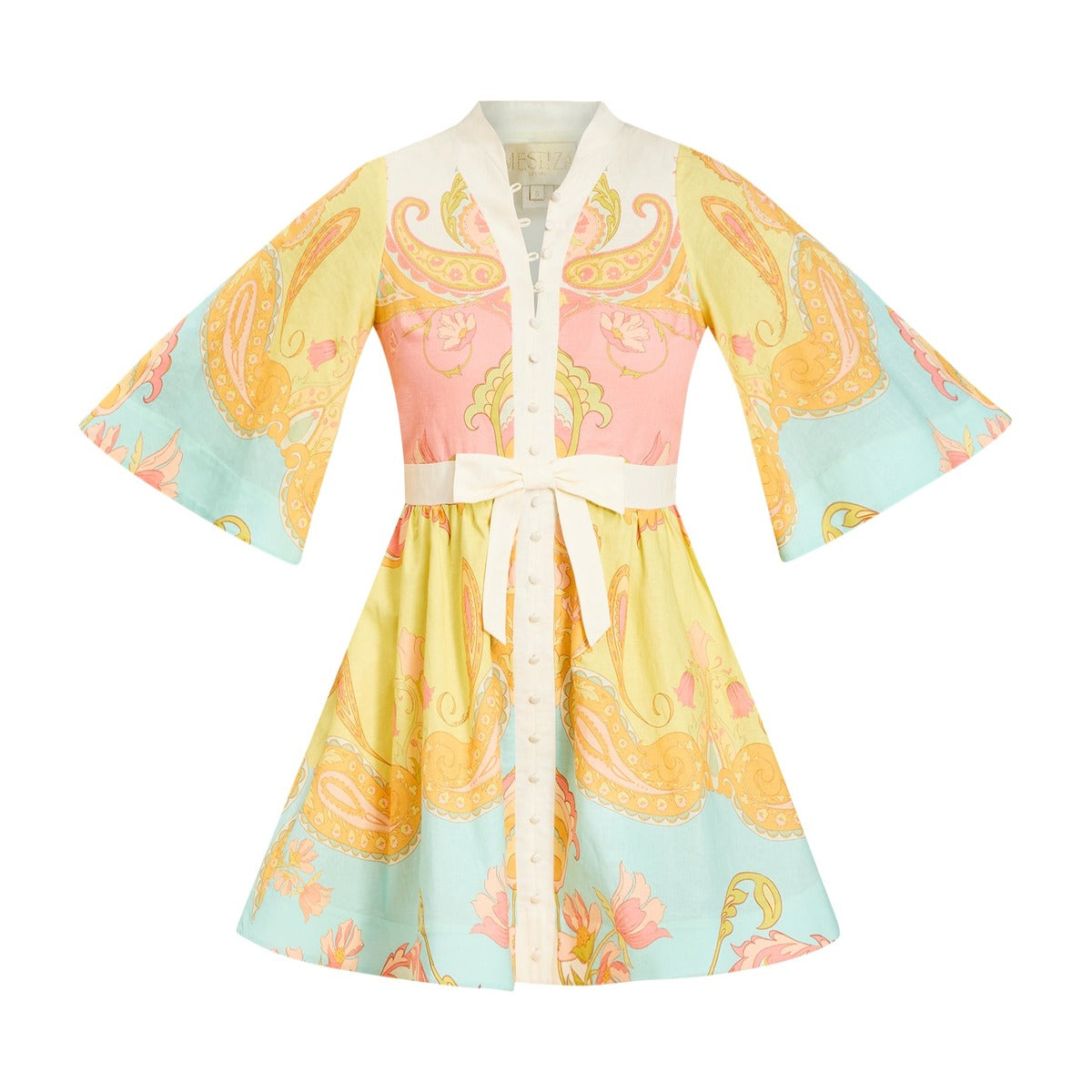 Carmen Mini Dress in Venetian Paisley