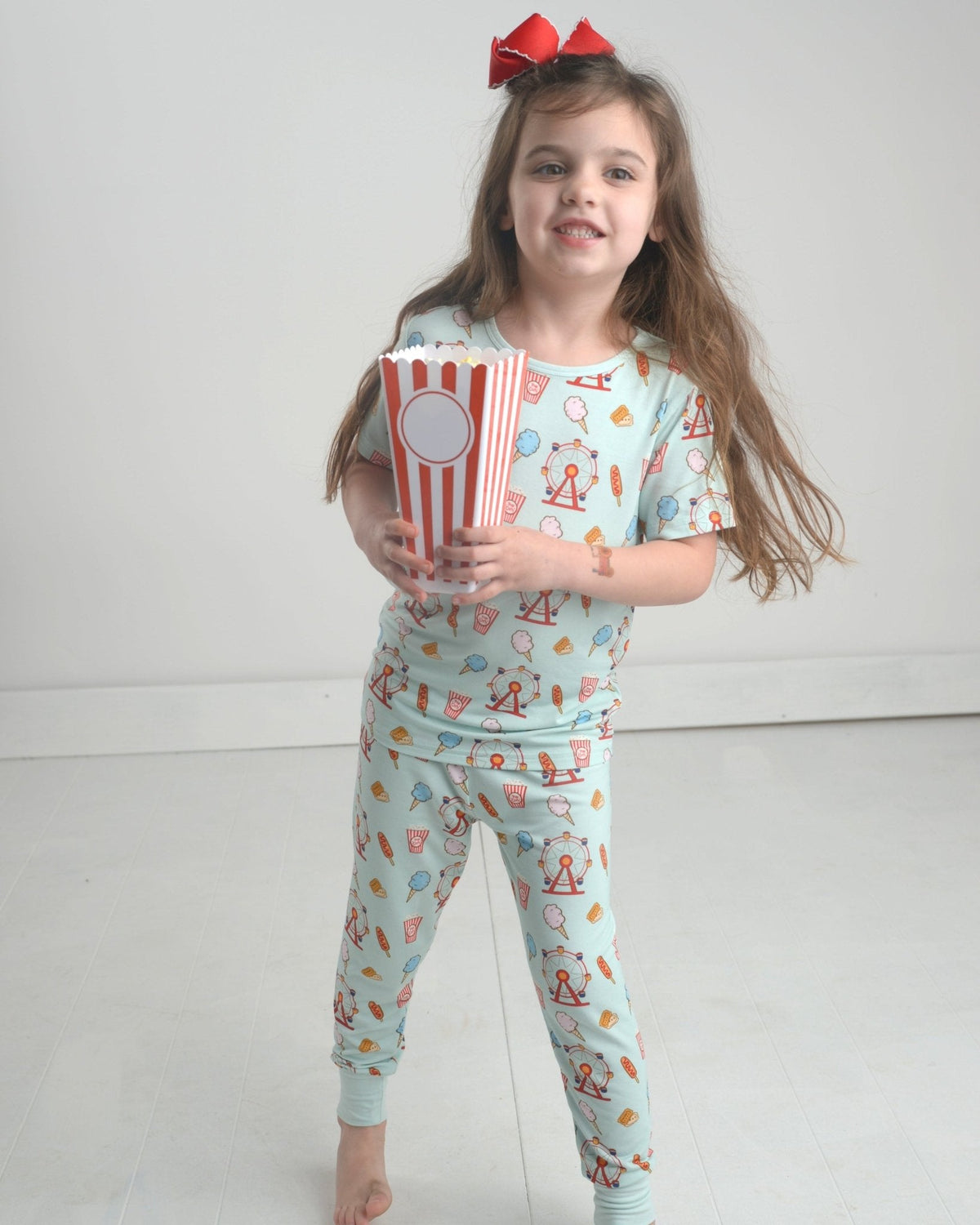 Carnival Bamboo Pajama Set, Bamboo Pajamas for Kids, Two Piece Pajamas