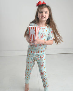Carnival Bamboo Pajama Set, Bamboo Pajamas for Kids, Two Piece Pajamas