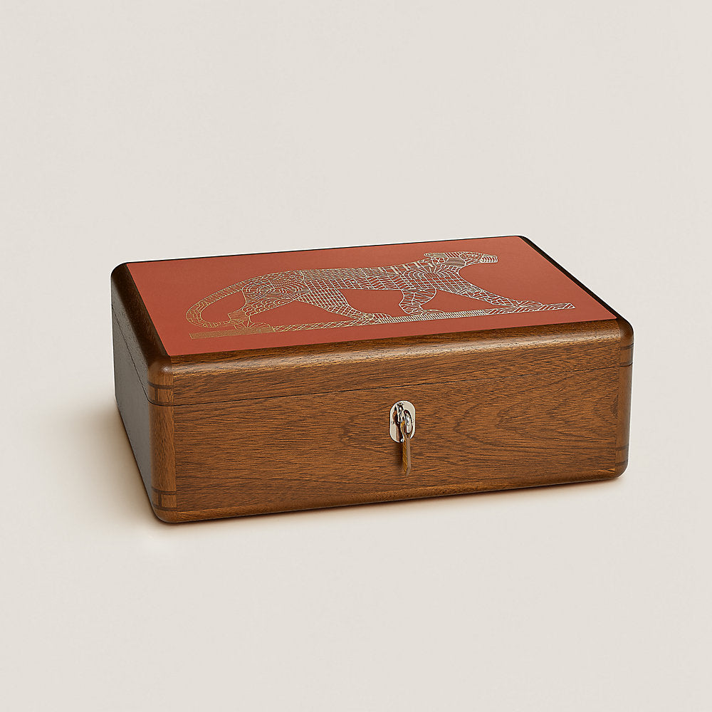 Casaque Panthera Deco cigar box