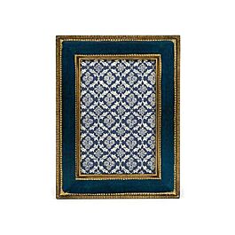 Cavallini Classico Blue Frame 5x7