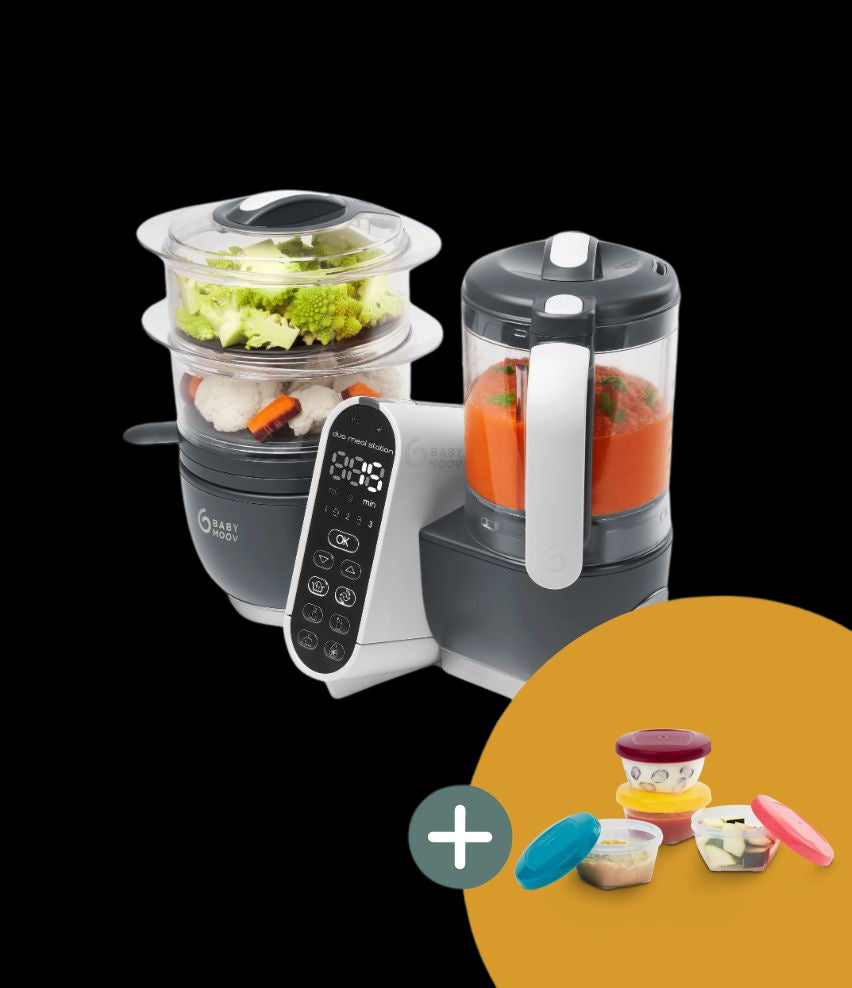 Duo Meal Station Infant & Toddler Food Maker + Free Food Containers