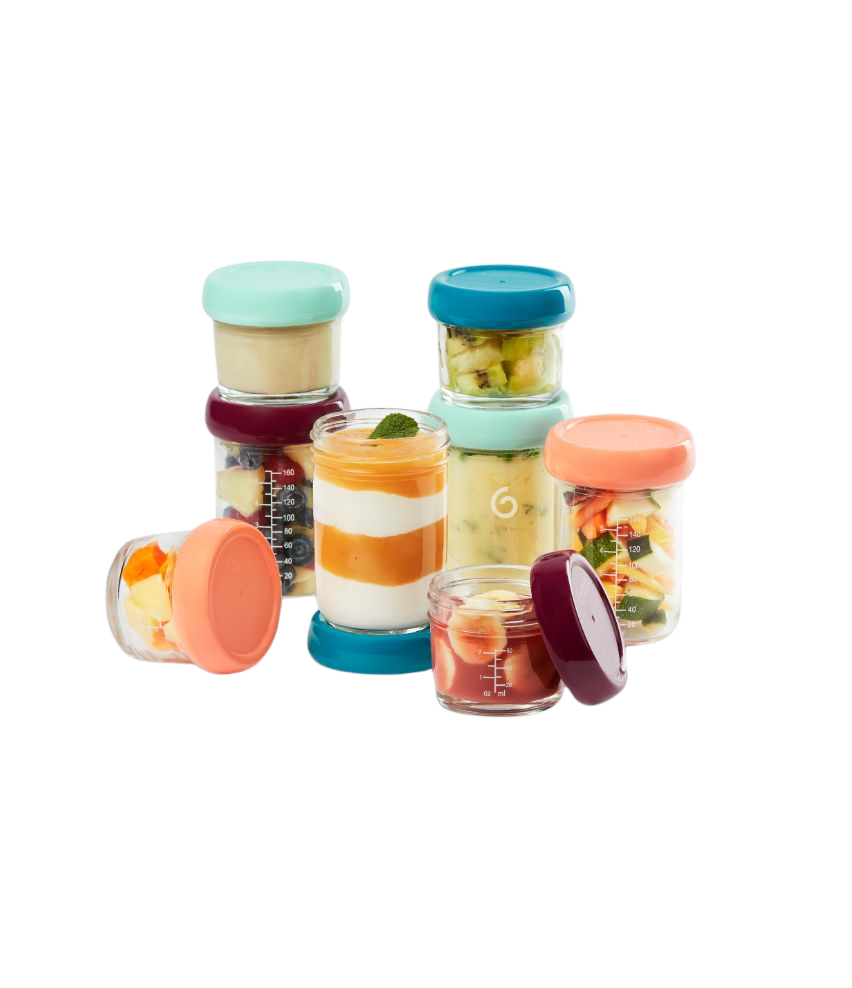 Glass Babybols Food Storage Container Set