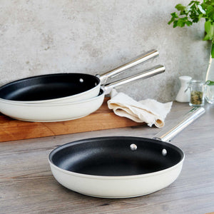 Nonstick Fry Pan in Cream
