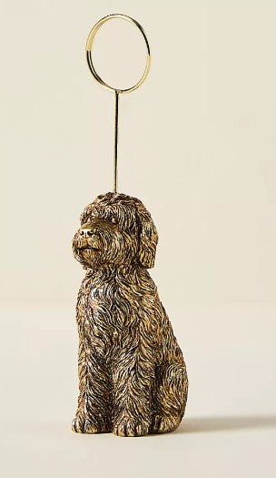 Animal Icon Photo Holder: Goldendoodle Edition