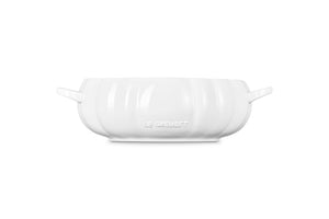 Le Creuset Pumpkin Serving Bowl, 4 qt., White