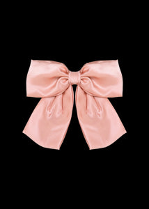 Tilly Bow Barrette in Peony