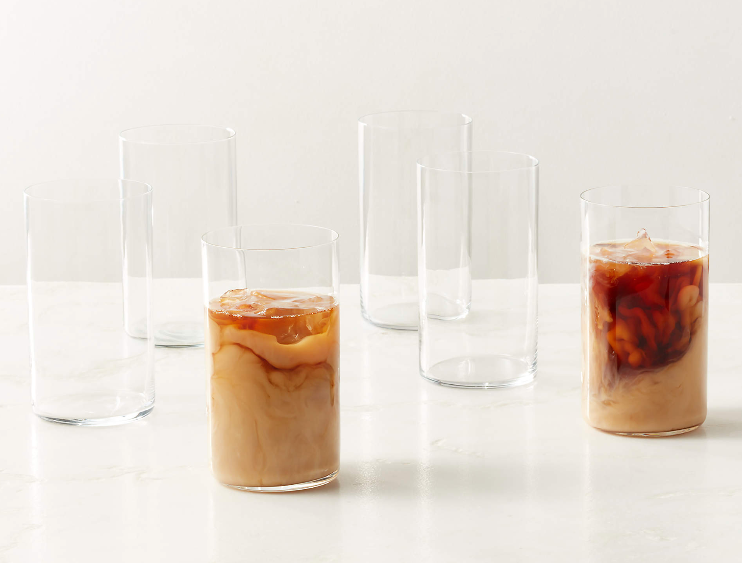 Boaz Clear Cooler Glasses Set of 6