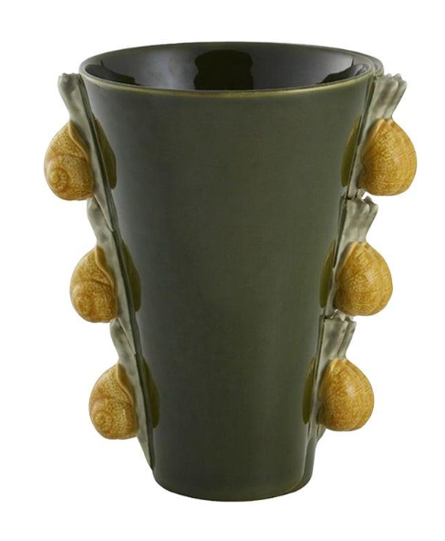 Bordallo Pinheiro Trail of Snails Vase, 91 oz