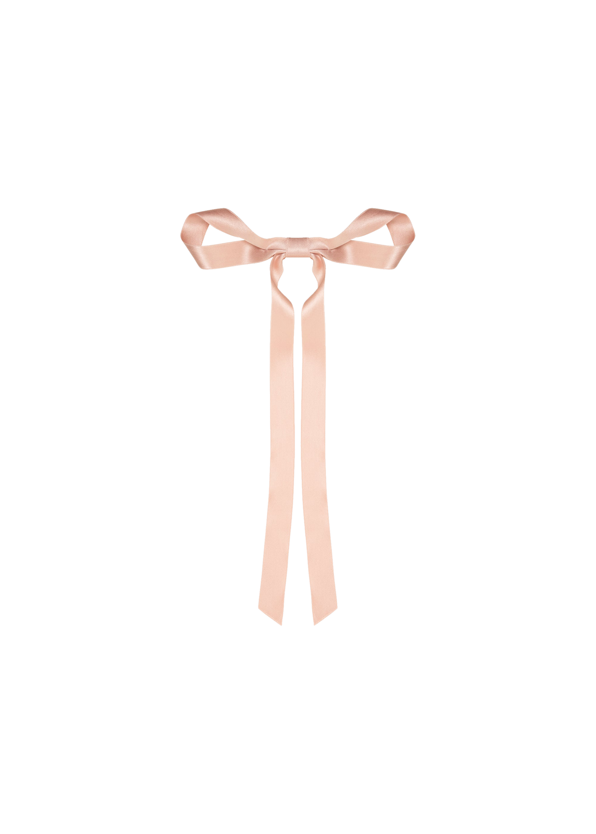 Gretta Bow Barrette in Blush