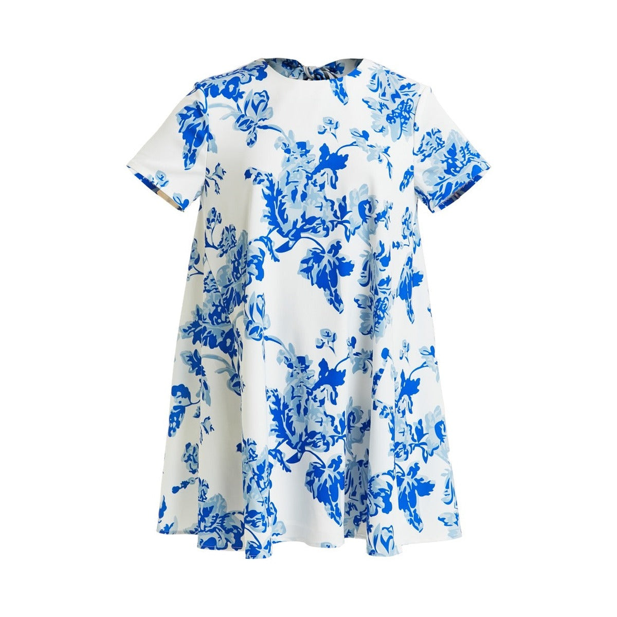 Cecily Mini Dress in Porcelain Blue