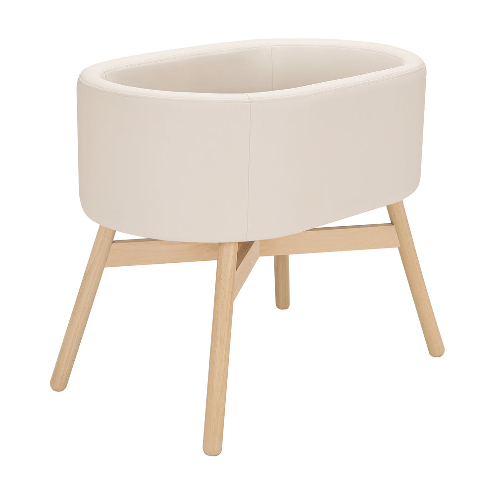 babyletto x GATHRE Capsule Bassinet in Ivory