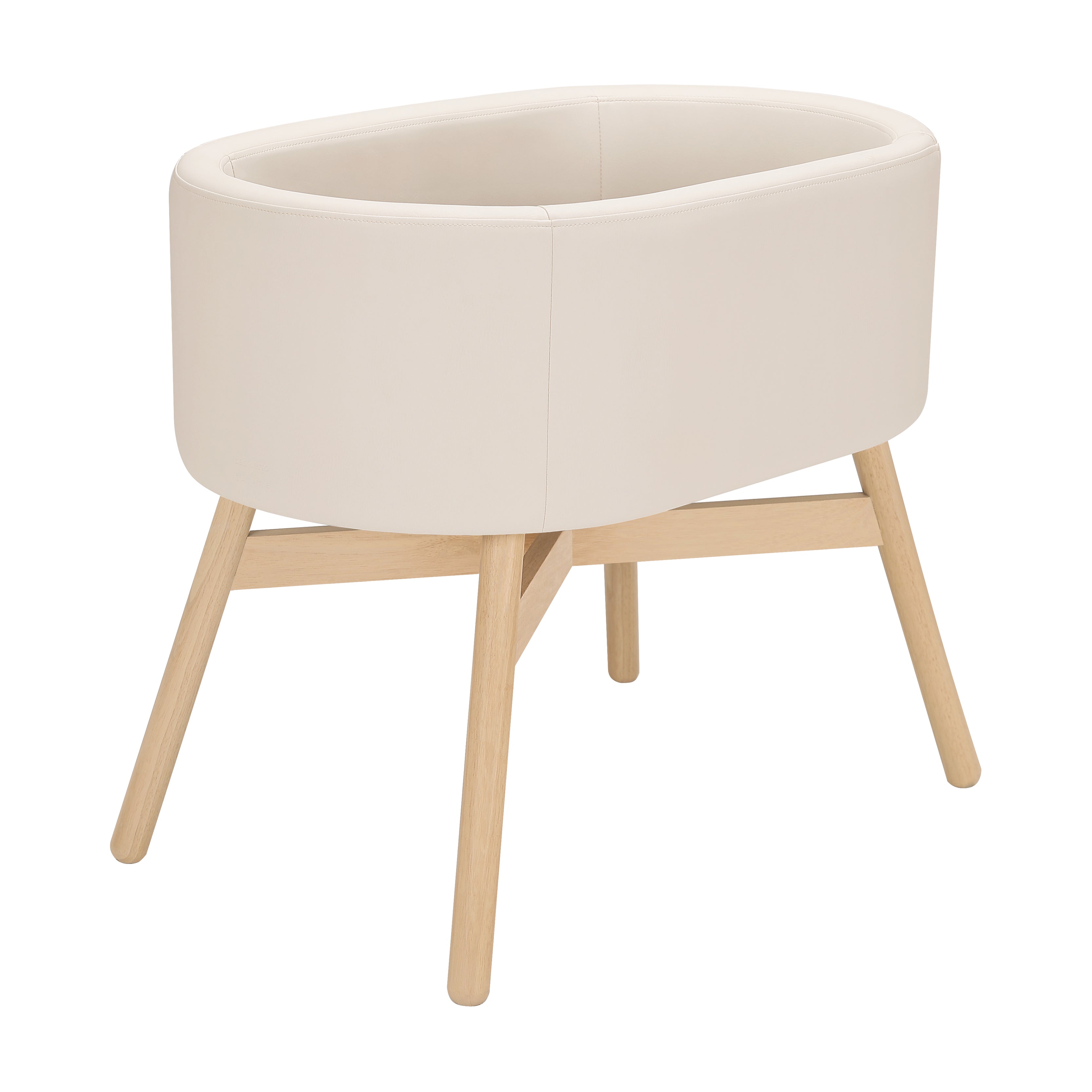 babyletto x GATHRE Capsule Bassinet in Ivory