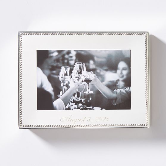 Celebration Beaded Photo Keepsake Box