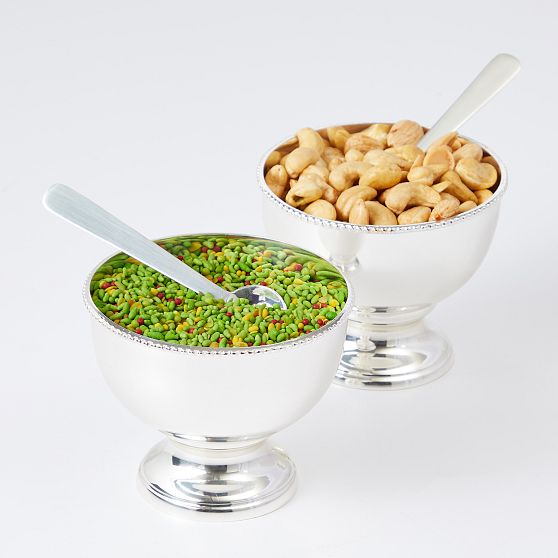 CELEBRATION BEADED SERVING BOWLS, SET OF 2
